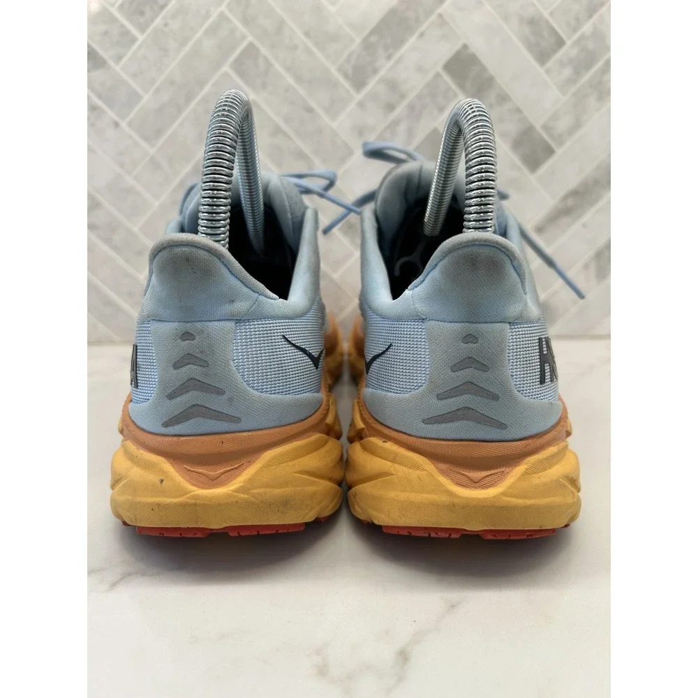 Hoka‎ One One Clifton 8 Running Sneakers Womens 6.5B 6.5 B Summer Song Ice Flow